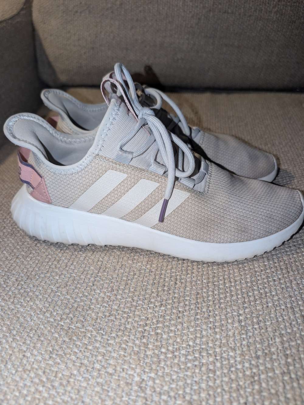 Adidas Women's Cloudfoam Pure Light Pink Running Shoes